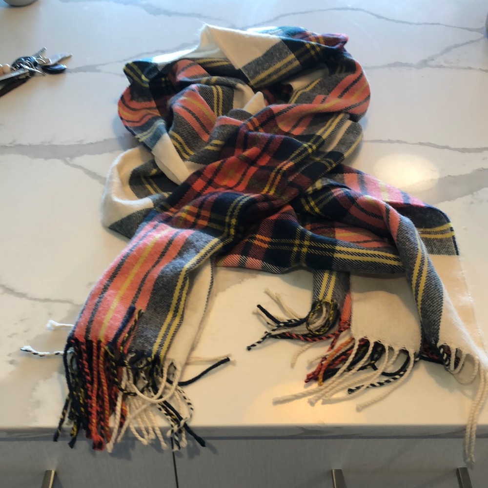 JCrew plaid scarf